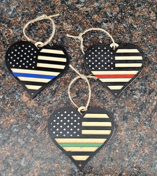 Police, Fire and EMS ornaments. - Slandis Creations LLC