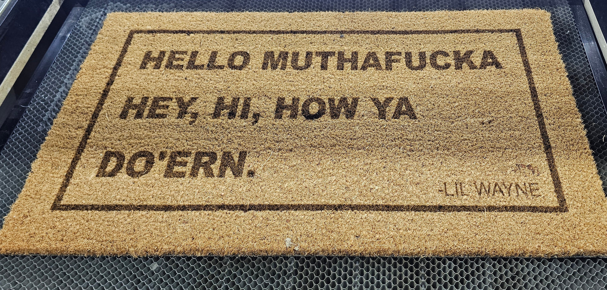 custom doormat