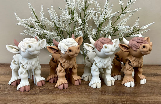 Articulated  Highland cow - Slandis Creations LLC