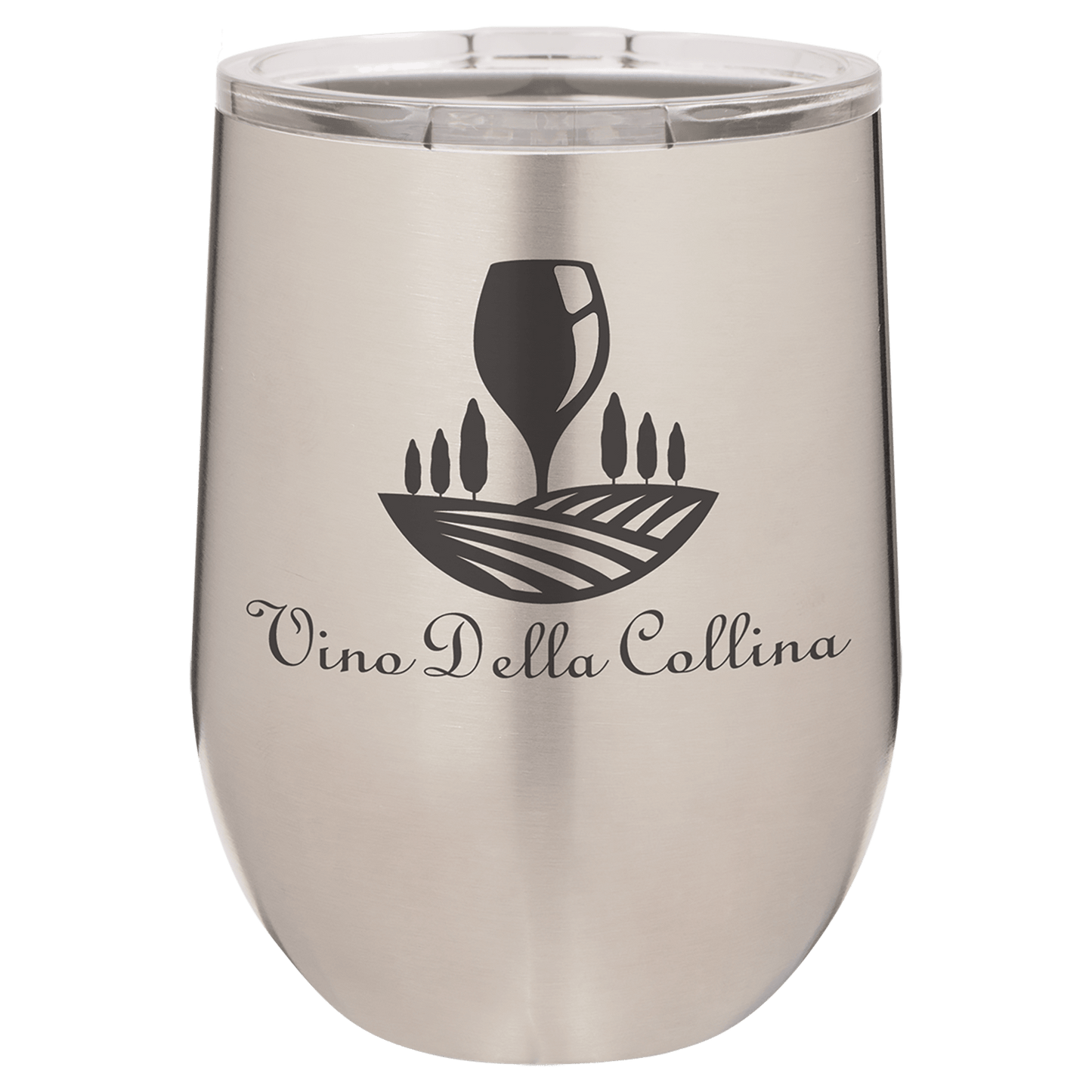 12oz insulated wine glass - Slandis Creations LLC