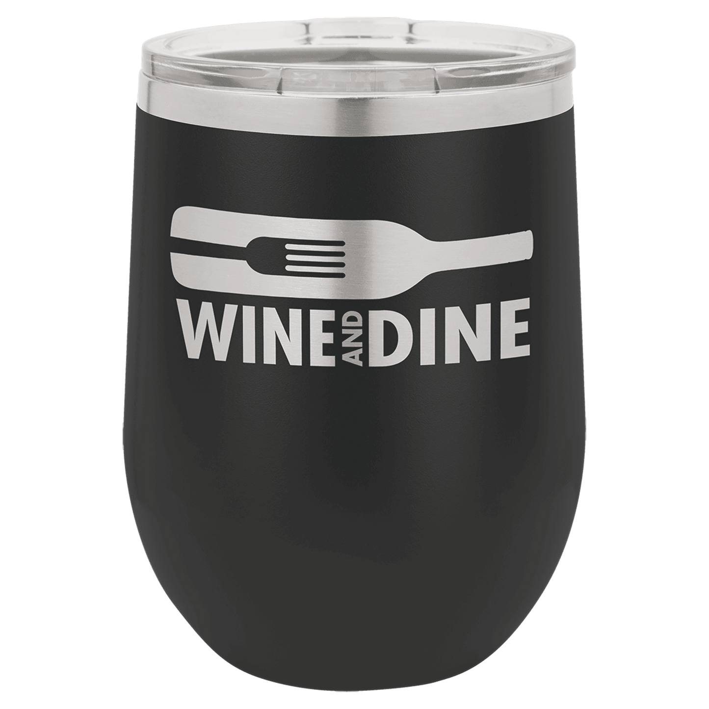 12oz insulated wine glass - Slandis Creations LLC