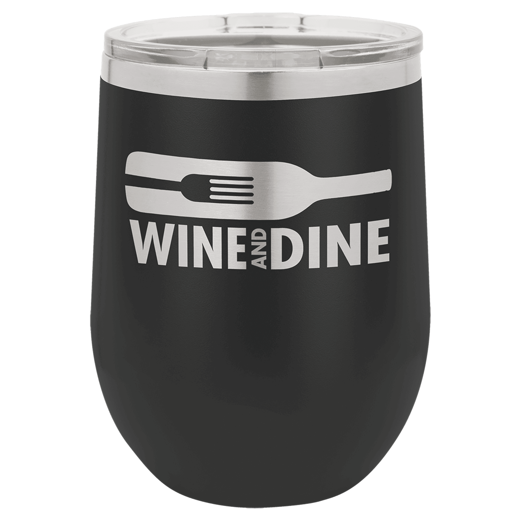 12oz insulated wine glass - Slandis Creations LLC
