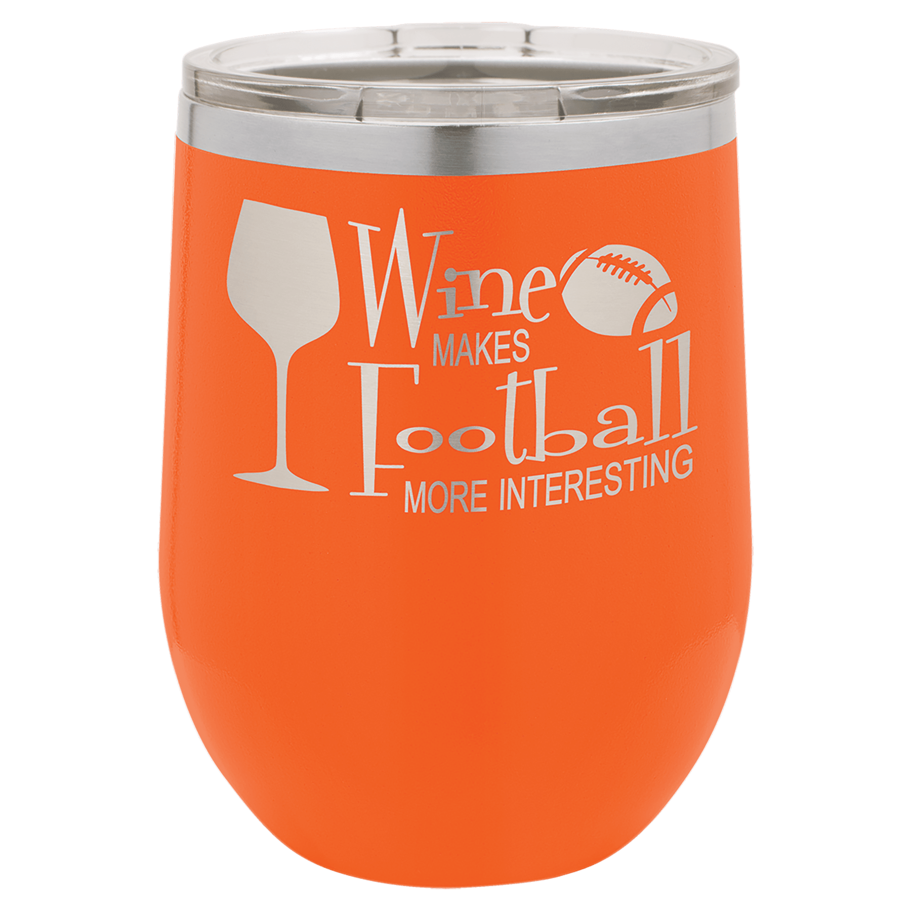 12oz insulated wine glass - Slandis Creations LLC