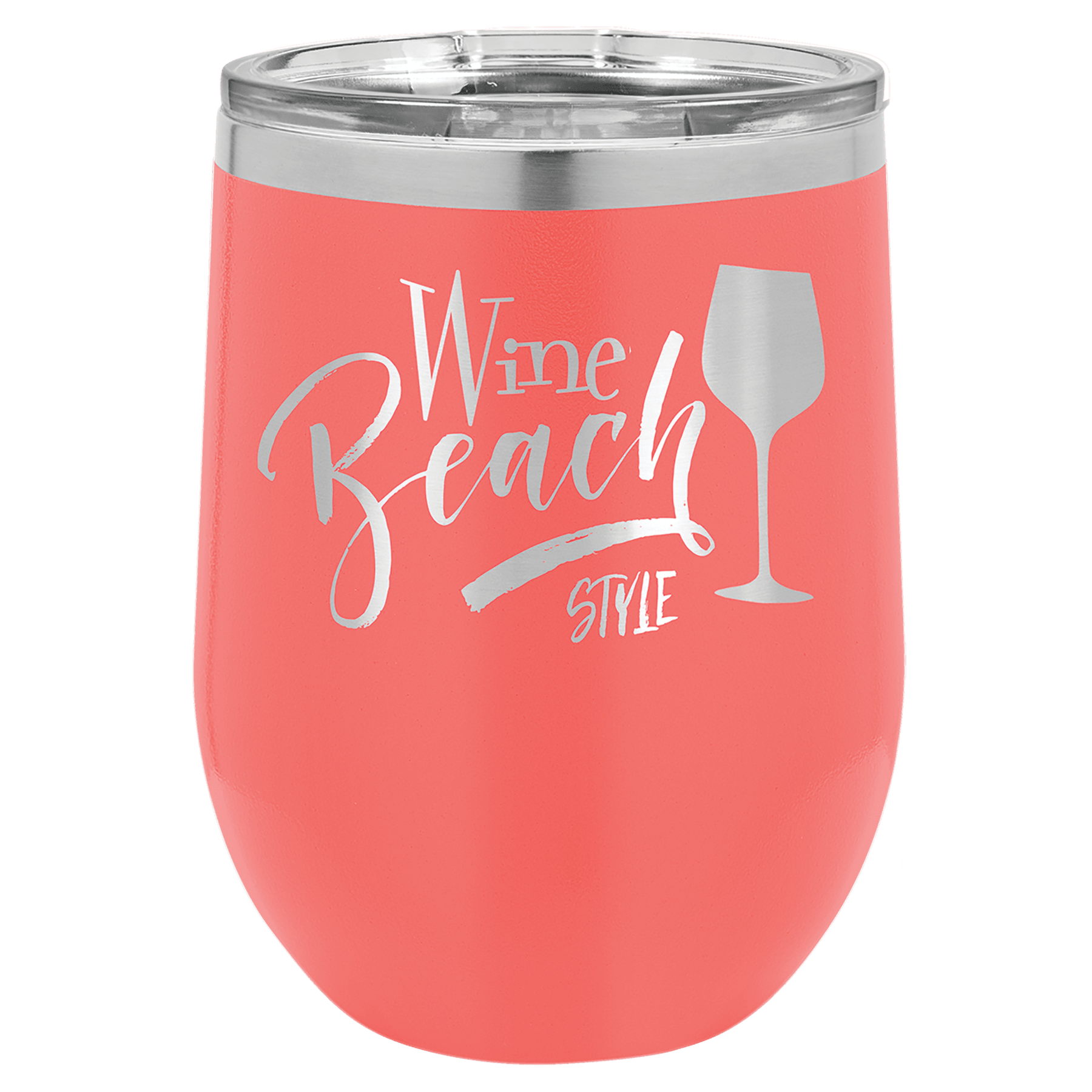 12oz insulated wine glass - Slandis Creations LLC