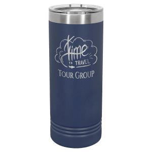 22oz Skinny Tumbler (customer supplied logo) - Slandis Creations LLC
