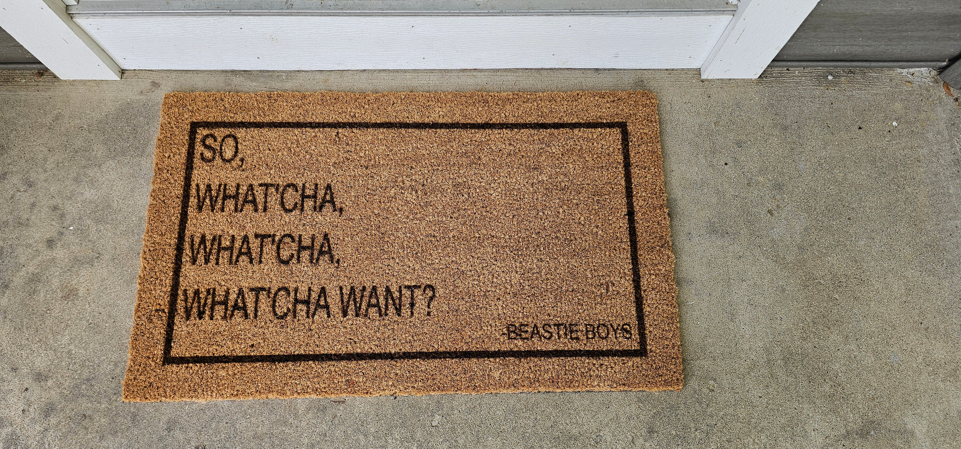 custom doormat