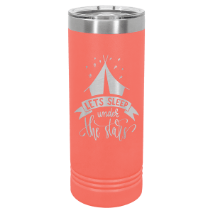 22oz Skinny Tumbler (customer supplied logo) - Slandis Creations LLC