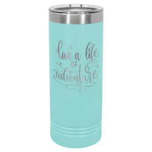 22oz Skinny Tumbler (customer supplied logo) - Slandis Creations LLC