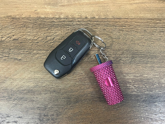 Studded Tumbler Keychains - Slandis Creations LLC