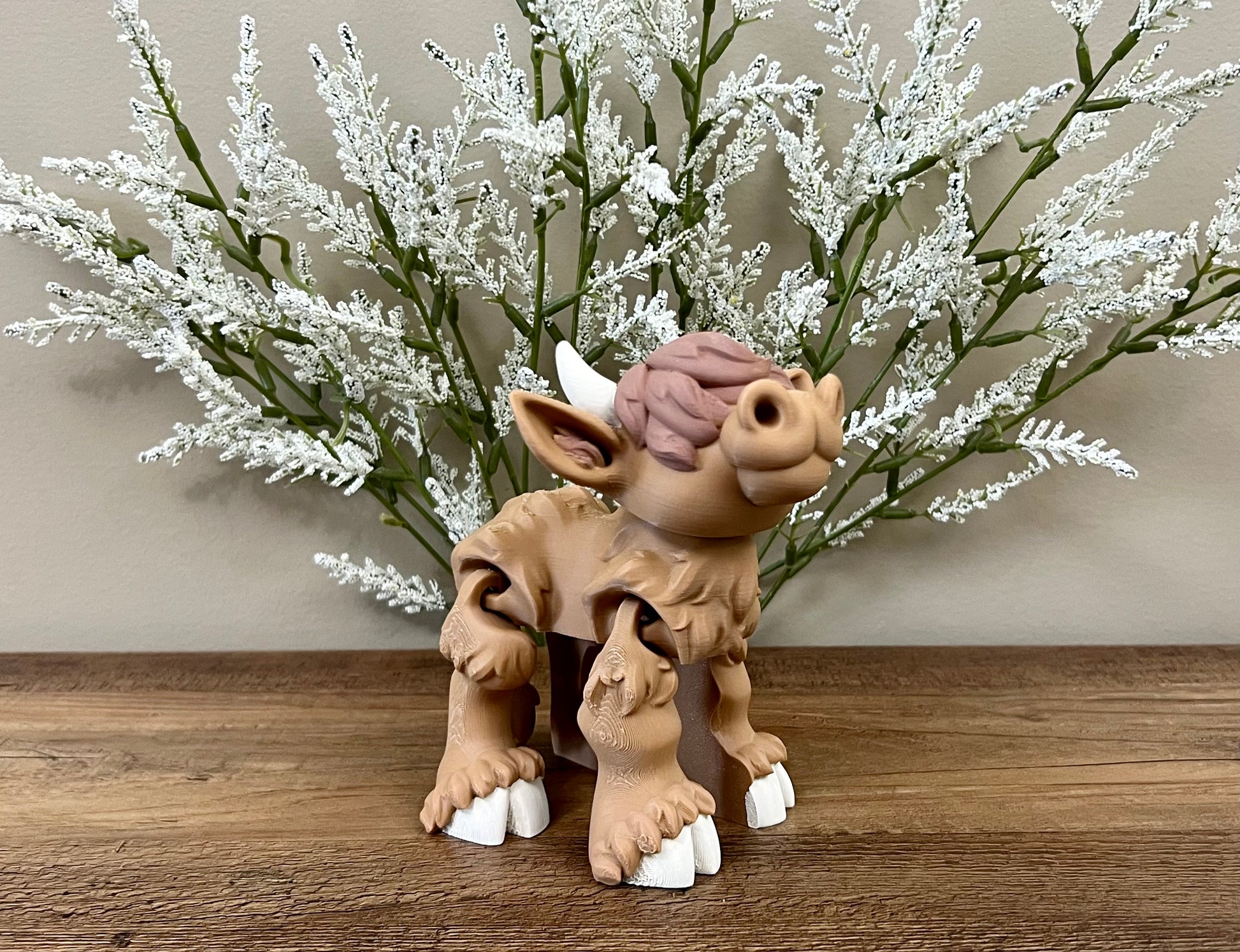 Articulated  Highland cow - Slandis Creations LLC