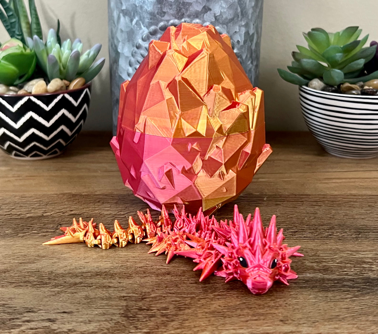 Baby Dragon with Crystal Egg. - Slandis Creations LLC