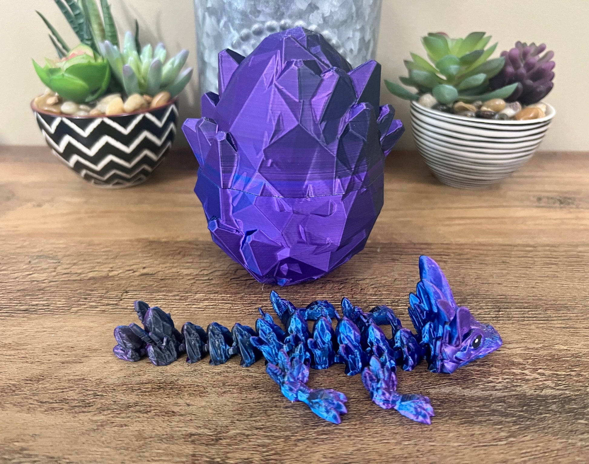 Baby Dragon with Crystal Egg. - Slandis Creations LLC