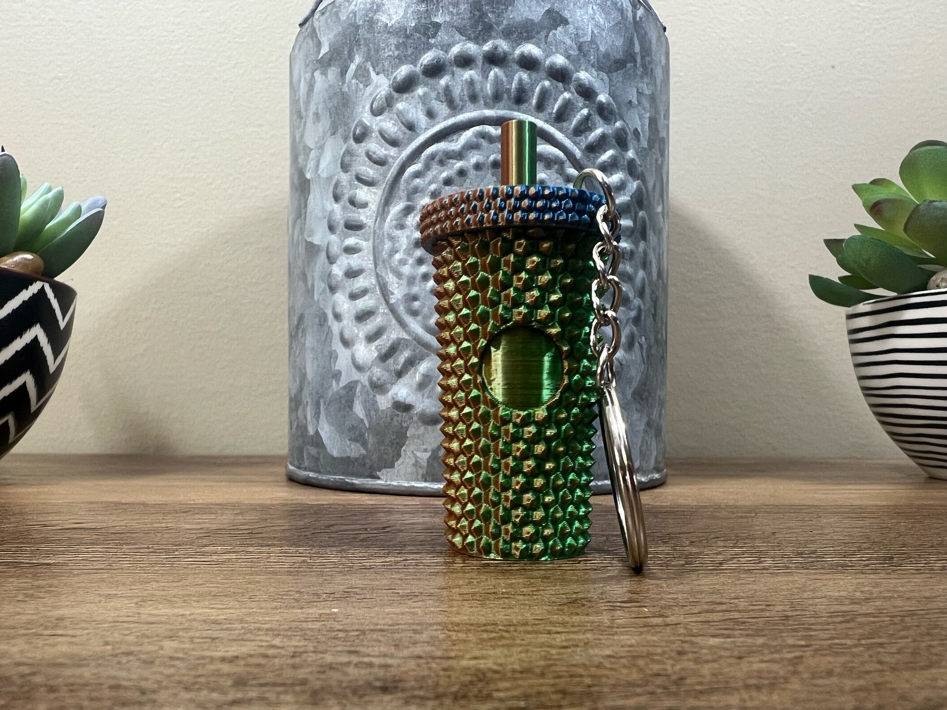 Studded Tumbler Keychains - Slandis Creations LLC