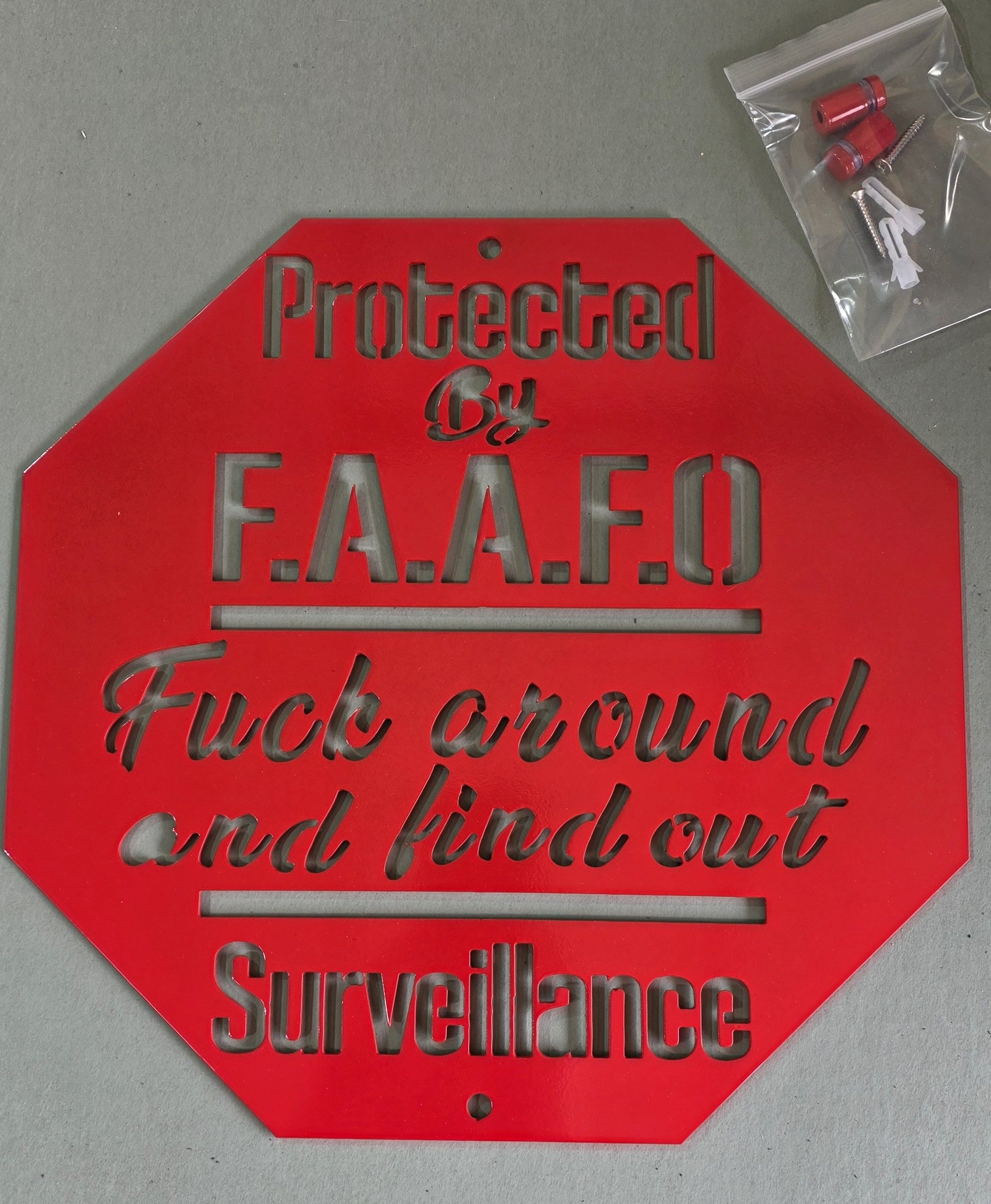 FAFO sign - Slandis Creations LLC
