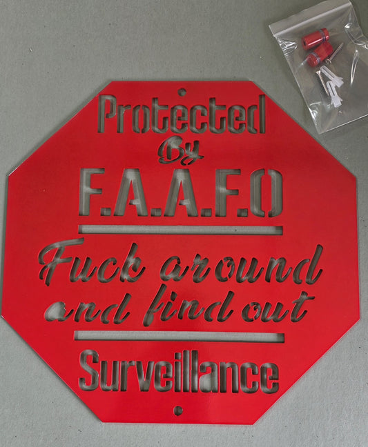 FAFO sign - Slandis Creations LLC