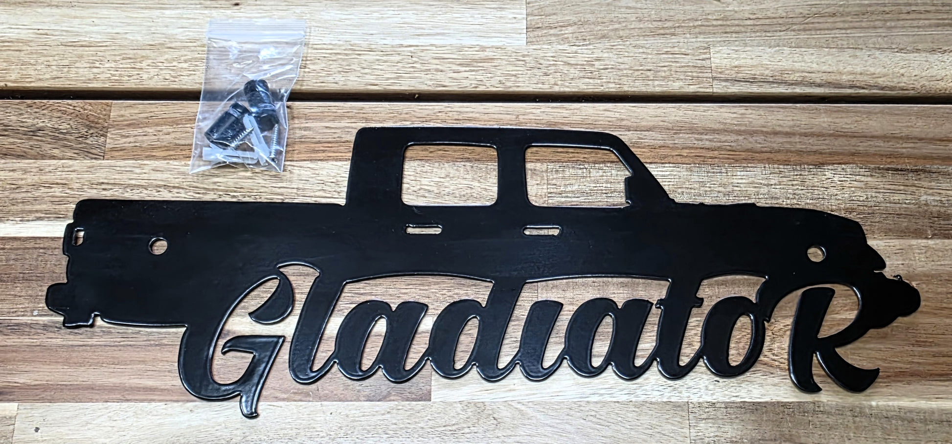 Gladiator metal sign. - Slandis Creations LLC