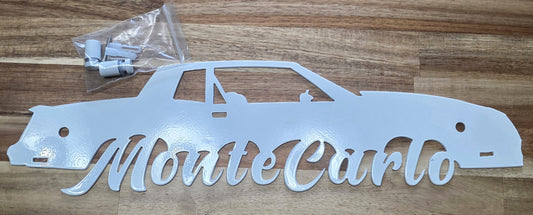 Monte Carlo metal sign - Slandis Creations LLC