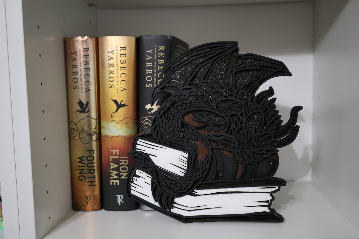 Book dragon wall art