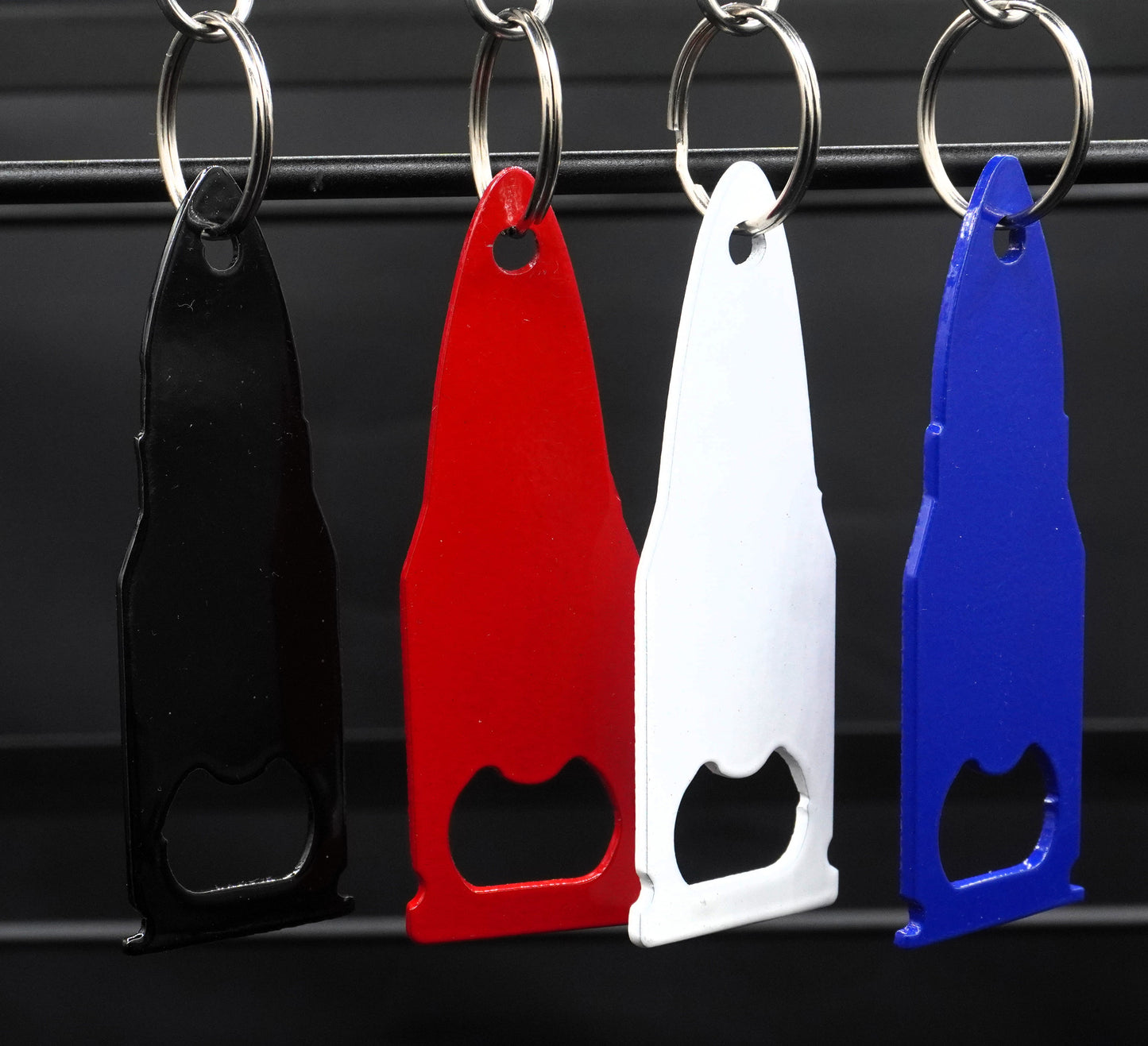 Steel bottle openers
