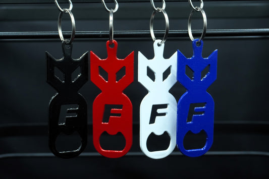 Steel bottle openers