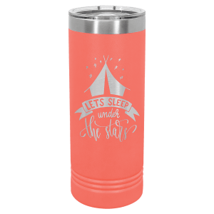 22oz Skinny Tumbler (customer supplied logo)