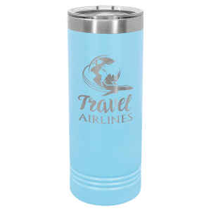 22oz Skinny Tumbler (customer supplied logo)