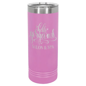 22oz Skinny Tumbler (customer supplied logo)