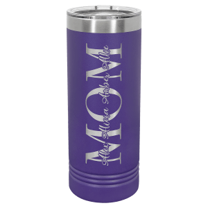 22oz Skinny Tumbler (customer supplied logo)