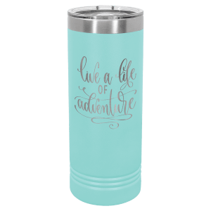 22oz Skinny Tumbler (customer supplied logo)