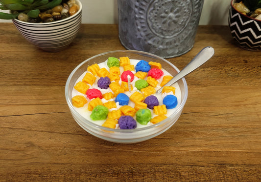 Mini Crunch Berry cereal bowl candle - Slandis Creations LLC