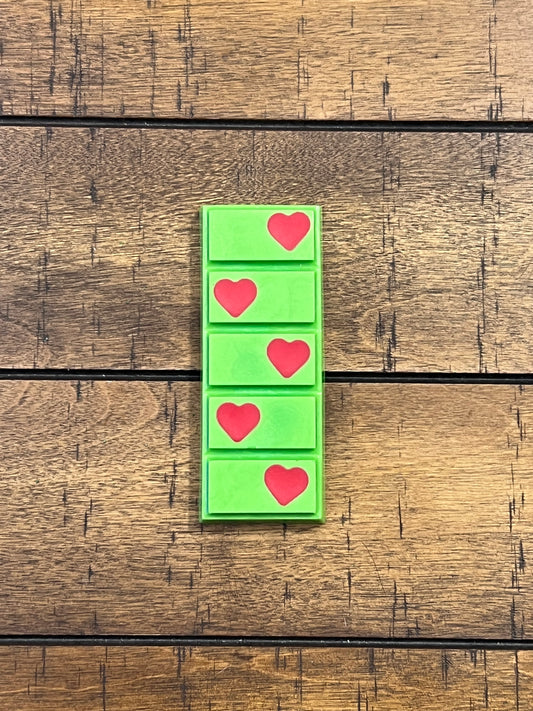 Grinch Heart Snap Bar - Slandis Creations LLC