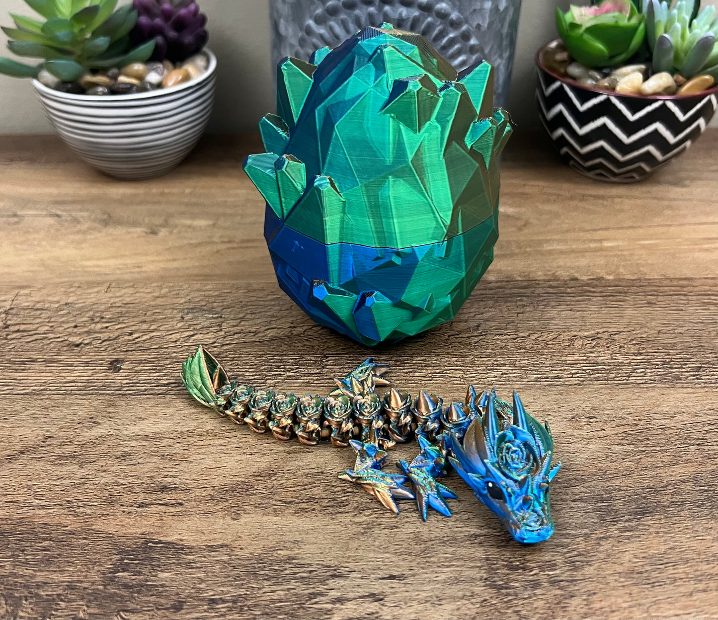 Baby Dragon with Crystal Egg. - Slandis Creations LLC