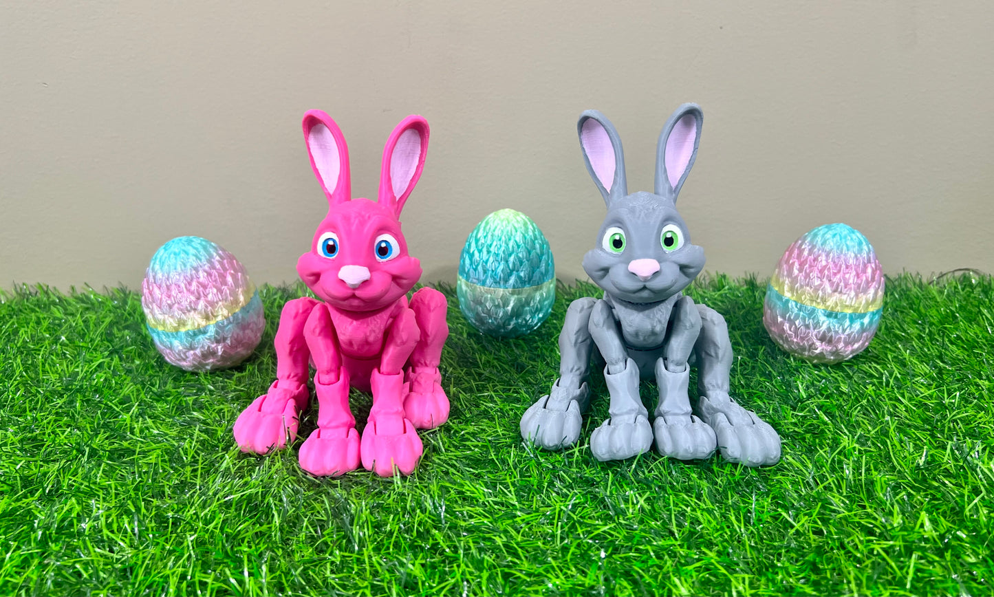 Articulated Easter Bunny - Slandis Creations LLC