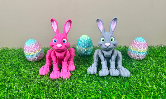 Articulated Easter Bunny - Slandis Creations LLC