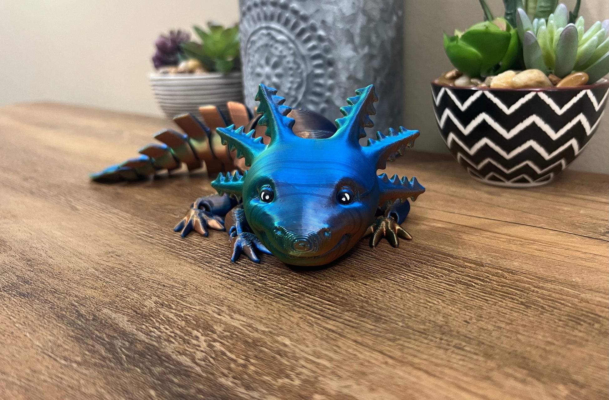 Axolotl Fidget Toy Articulated Axolotl 3D Printed Axolotl Gift -   Denmark