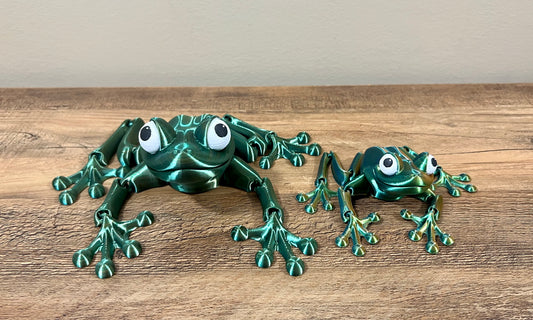 Articulated XL frog - Slandis Creations LLC