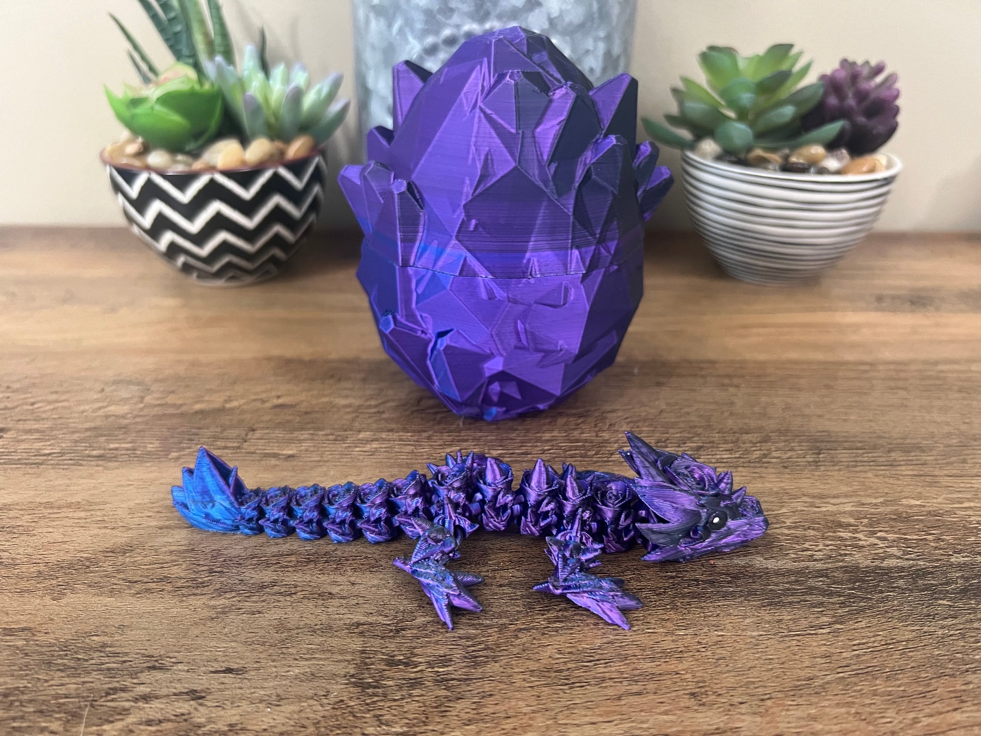 Baby Dragon with Crystal Egg. - Slandis Creations LLC