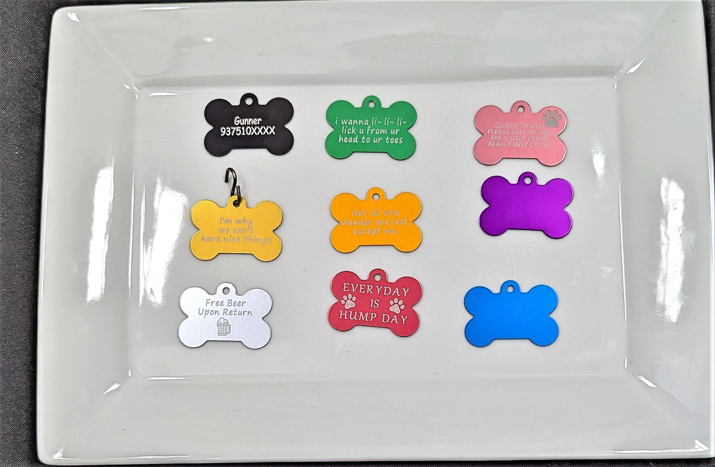 Large Pet I.D. tags - Slandis Creations LLC