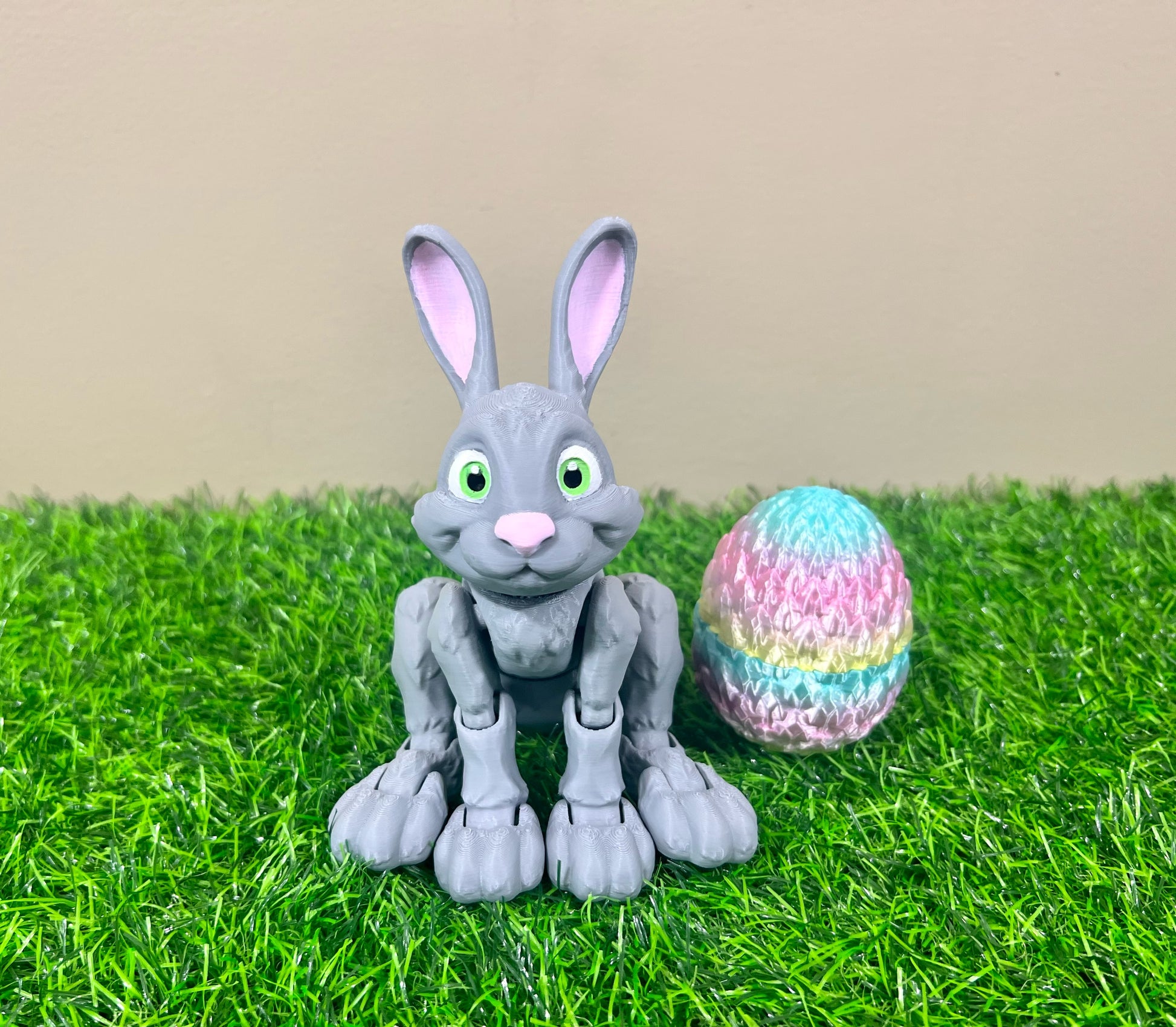 Articulated Easter Bunny - Slandis Creations LLC